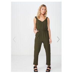 SOLD Woven Jillian Strappy Jumpsuit